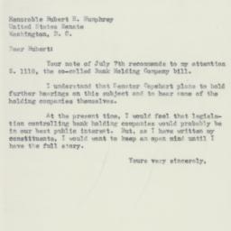 Letter: 1953 July 13