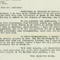 Letter: 1929 April 30