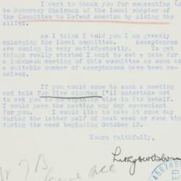 Letter: 1940 September 30