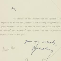 Letter: 1950 November 7