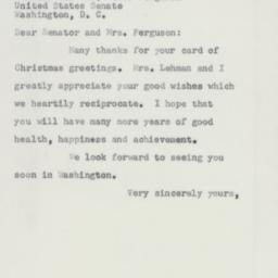 Letter: 1953 December 22