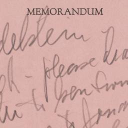 Memorandum: n.d.