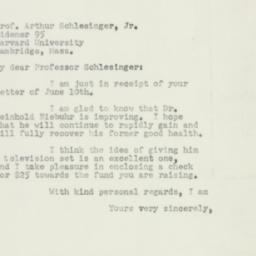 Letter: 1952 June 17