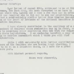 Letter: 1962 September 4