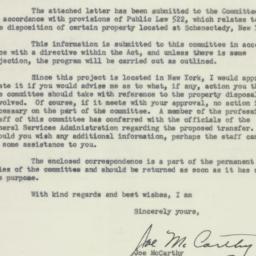 Letter: 1954 September 16