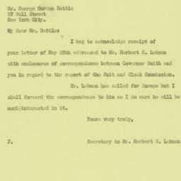 Letter: 1926 May 27