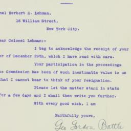 Letter: 1925 December 29