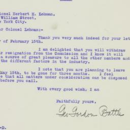 Letter: 1926 February 16