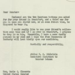 Letter: 1952 May 24