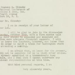 Letter: 1948 October 2
