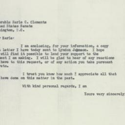 Letter: 1956 March 6
