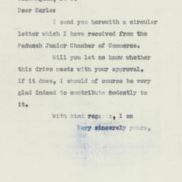 Letter: 1956 June 15
