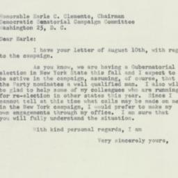 Letter: 1954 August 13