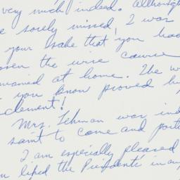 Letter: 1961 January 26