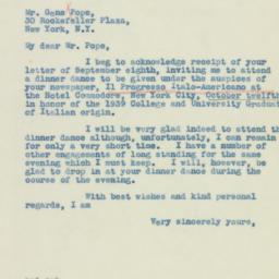Letter: 1939 September 15