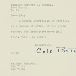 Letter: 1952 March 7