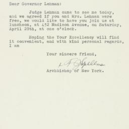 Letter: 1940 April 1