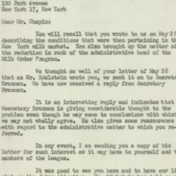 Letter: 1950 July 10