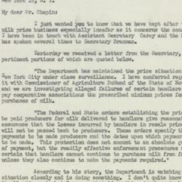 Letter: 1950 May 12