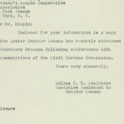 Letter: 1951 February 3
