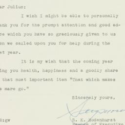 Letter: 1955 December 27