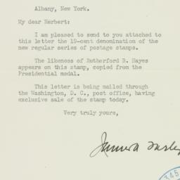 Letter: 1938 November 10
