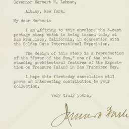 Letter: 1939 February 18