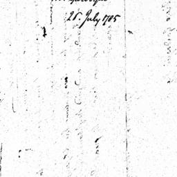 [Document, 1785 July 26]