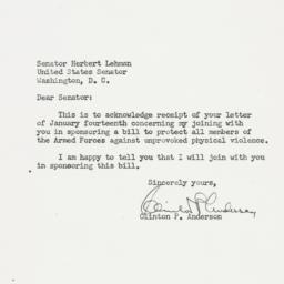 Letter: 1953 January 16