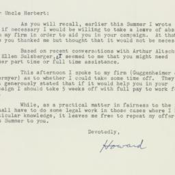 Letter: 1949 September 29