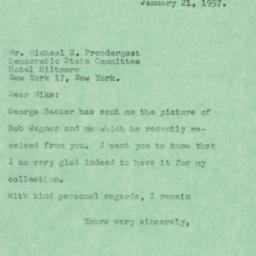 Letter: 1957 January 21