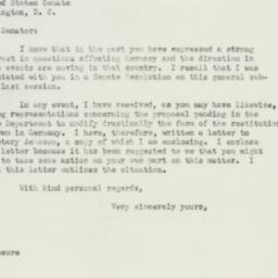 Letter: 1951 August 29