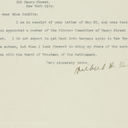 Letter: 1919 June 2