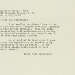 Letter: 1949 November 15