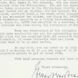 Letter: 1951 March 19