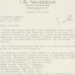 Letter: 1934 January 25