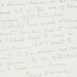 Letter: 1963 March 18