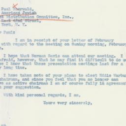 Letter: 1941 February 5