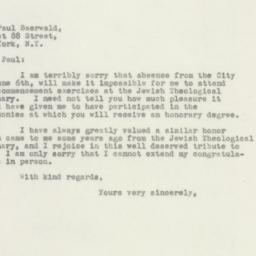Letter: 1948 May 29