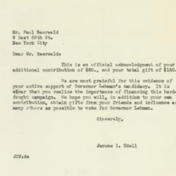 Letter: 1949 November 5