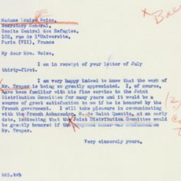 Letter: 1939 September 9