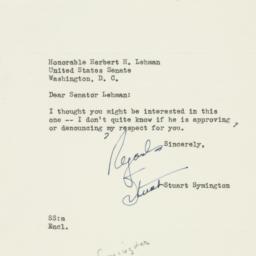 Letter: 1953 July 24