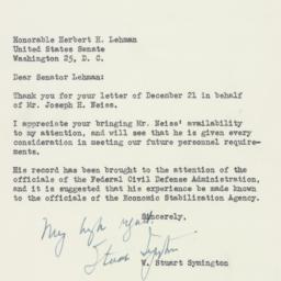 Letter: 1950 December 30