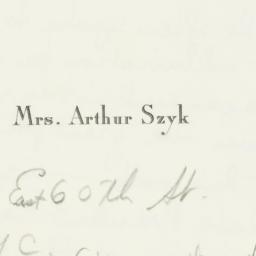 Letter: 1954 December 16