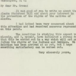 Letter: 1950 June 13