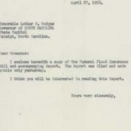 Letter: 1956 April 27
