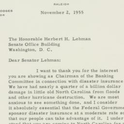 Letter: 1955 November 2