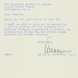 Letter: 1956 July 21