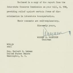 Letter: 1955 February 21