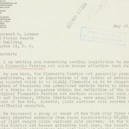 Memorandum: 1955 May 25